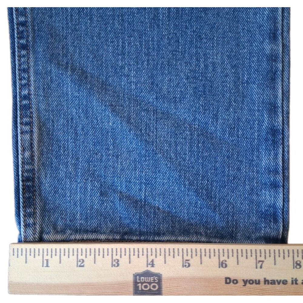 Lee Mens Regular Fit Denim Jeans 34x32 Blue Medium Wash Like New - Picture 12 of 13